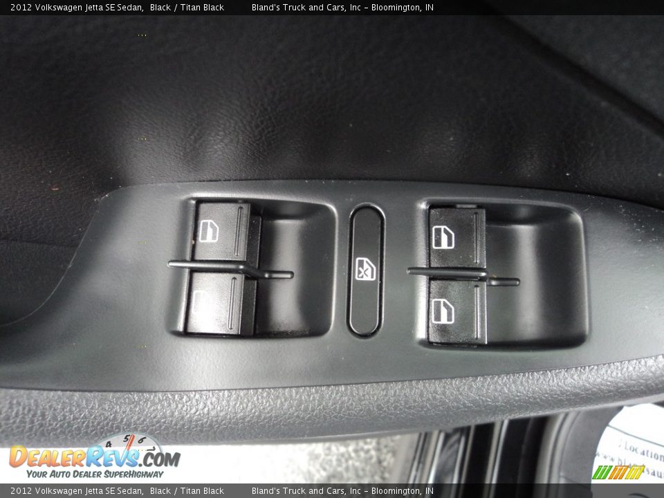 2012 Volkswagen Jetta SE Sedan Black / Titan Black Photo #9