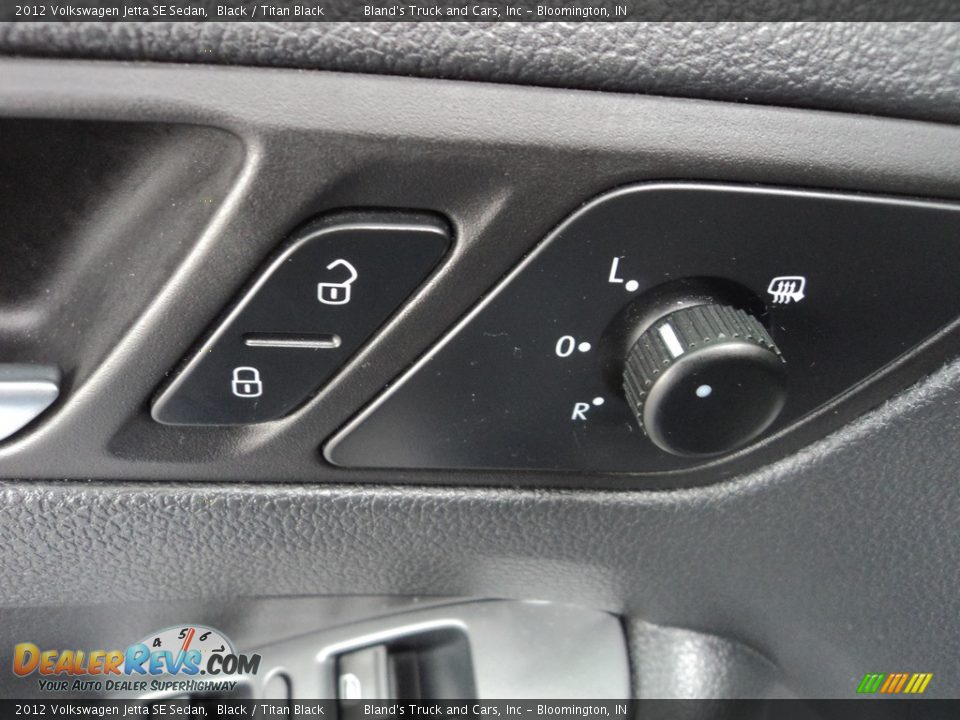 2012 Volkswagen Jetta SE Sedan Black / Titan Black Photo #10