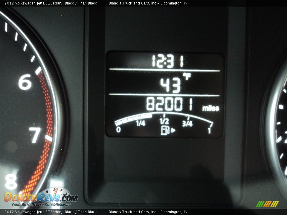 2012 Volkswagen Jetta SE Sedan Black / Titan Black Photo #13