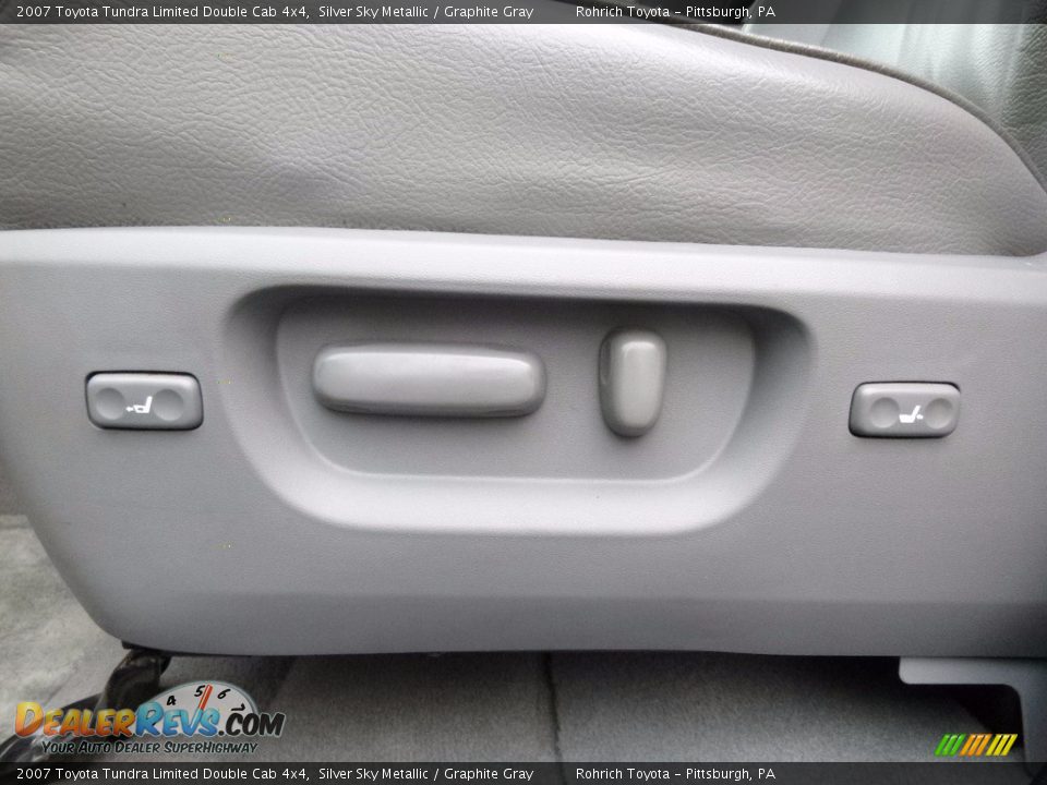 2007 Toyota Tundra Limited Double Cab 4x4 Silver Sky Metallic / Graphite Gray Photo #9