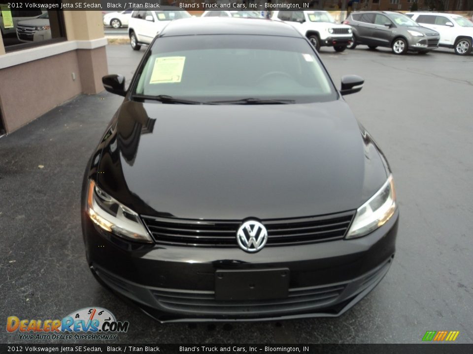 2012 Volkswagen Jetta SE Sedan Black / Titan Black Photo #19