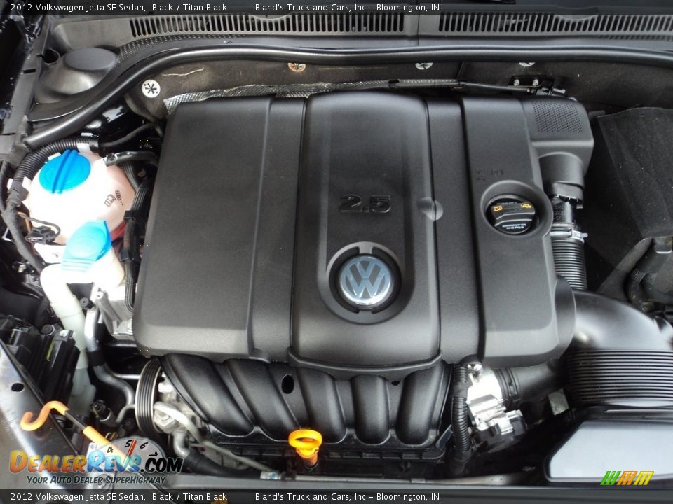 2012 Volkswagen Jetta SE Sedan Black / Titan Black Photo #24