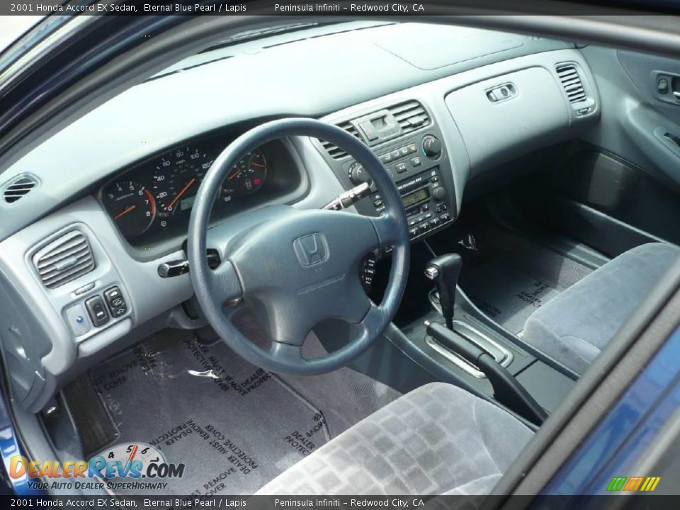 2001 Honda Accord EX Sedan Eternal Blue Pearl / Lapis Photo #21