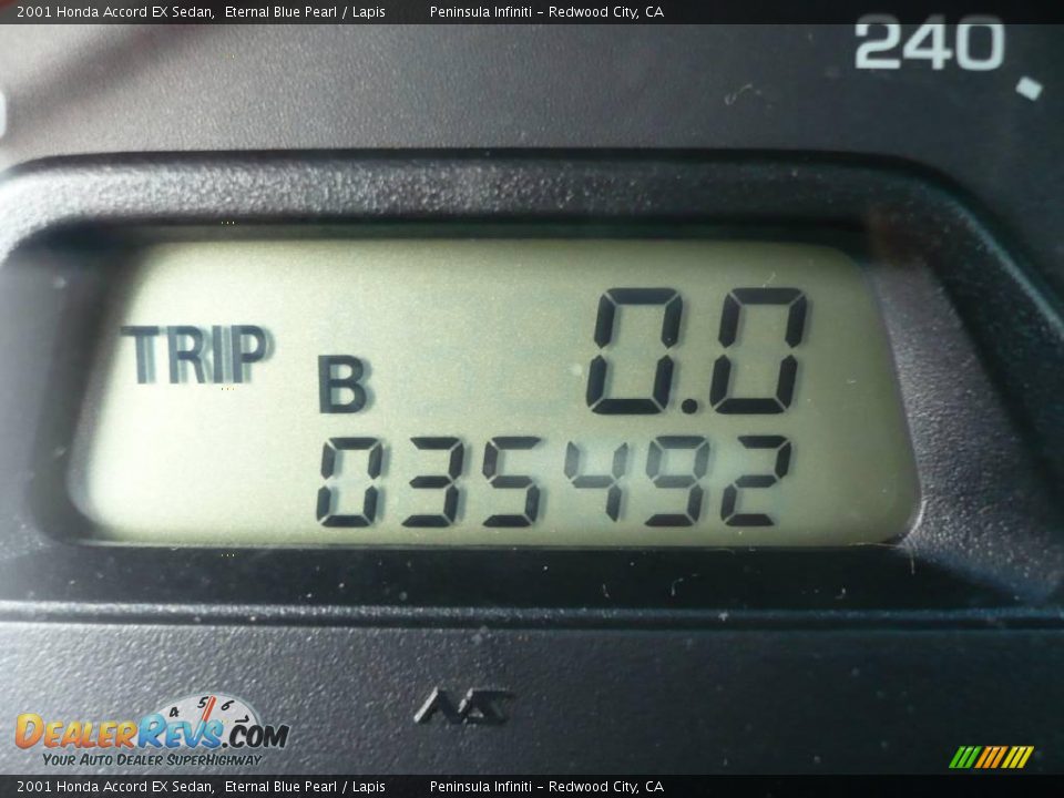 2001 Honda Accord EX Sedan Eternal Blue Pearl / Lapis Photo #23