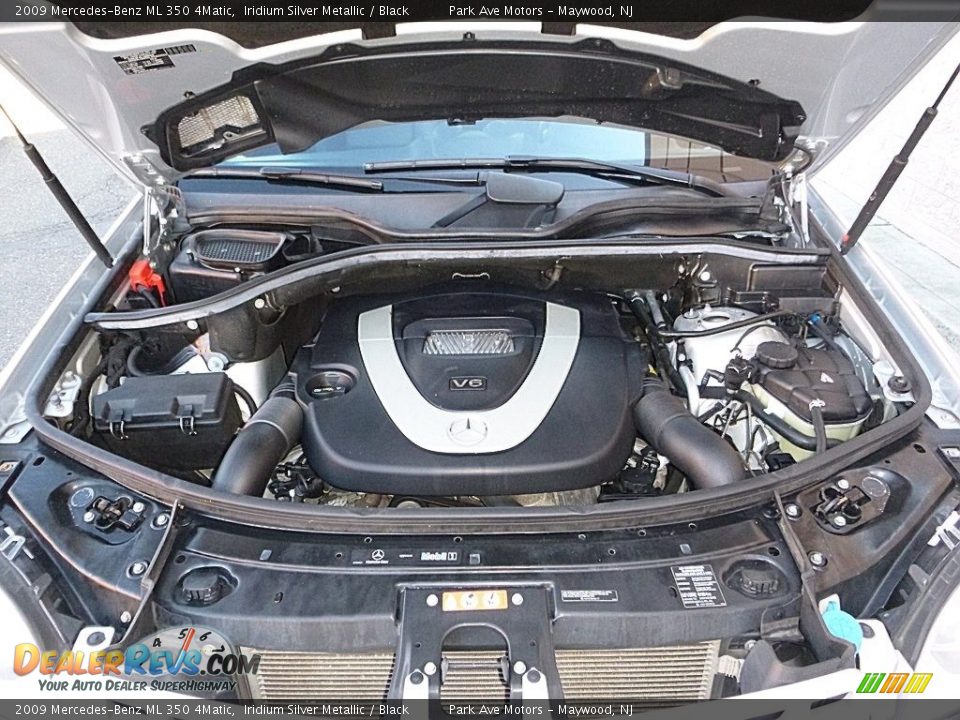 2009 Mercedes-Benz ML 350 4Matic Iridium Silver Metallic / Black Photo #33