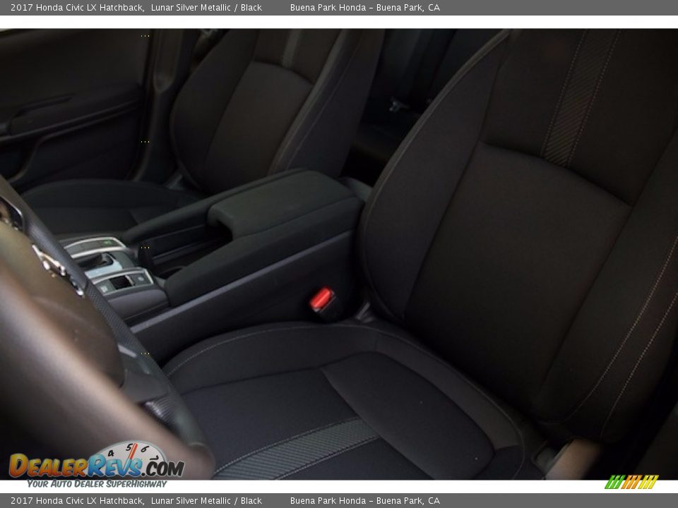 Front Seat of 2017 Honda Civic LX Hatchback Photo #9