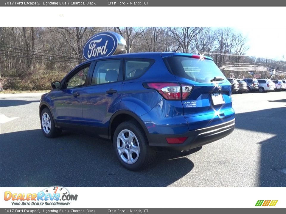 2017 Ford Escape S Lightning Blue / Charcoal Black Photo #5