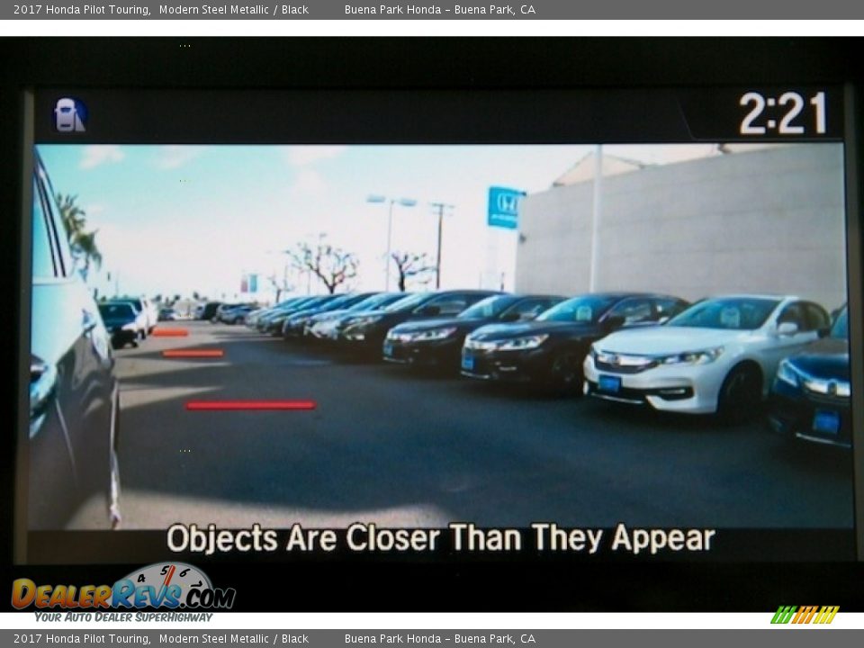 2017 Honda Pilot Touring Modern Steel Metallic / Black Photo #7