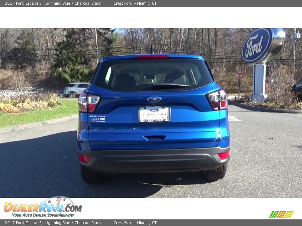 2017 Ford Escape S Lightning Blue / Charcoal Black Photo #6