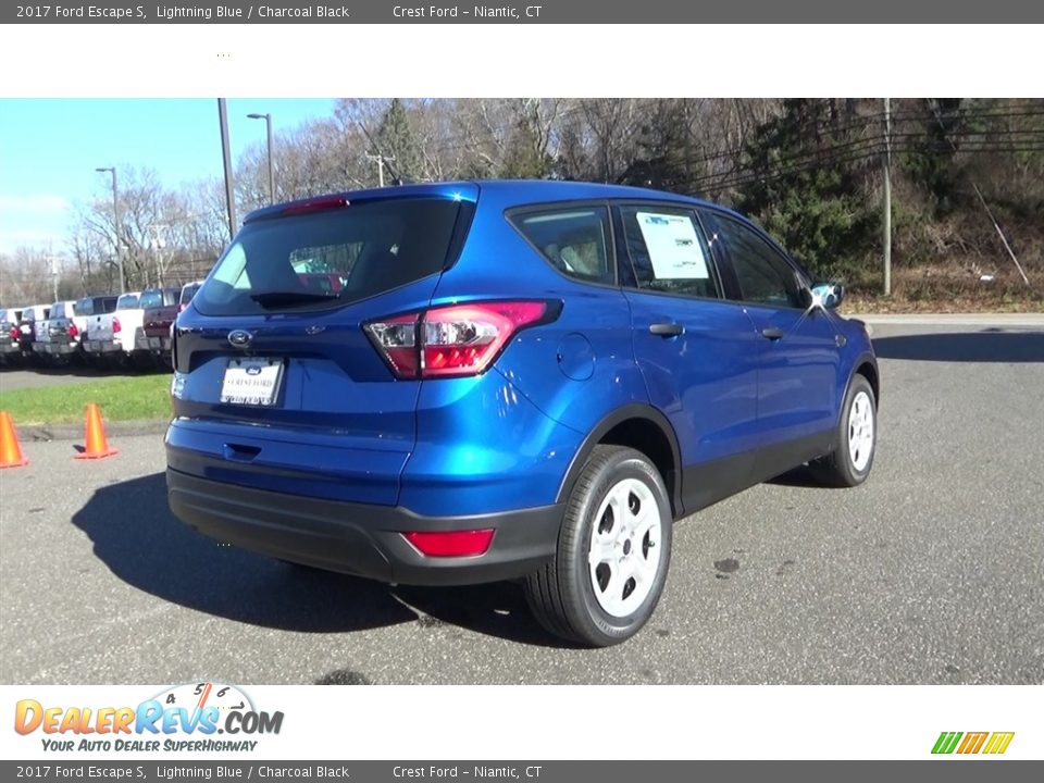 2017 Ford Escape S Lightning Blue / Charcoal Black Photo #7