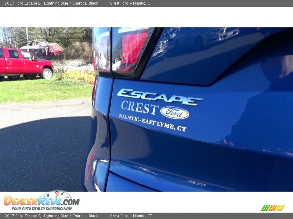2017 Ford Escape S Lightning Blue / Charcoal Black Photo #9