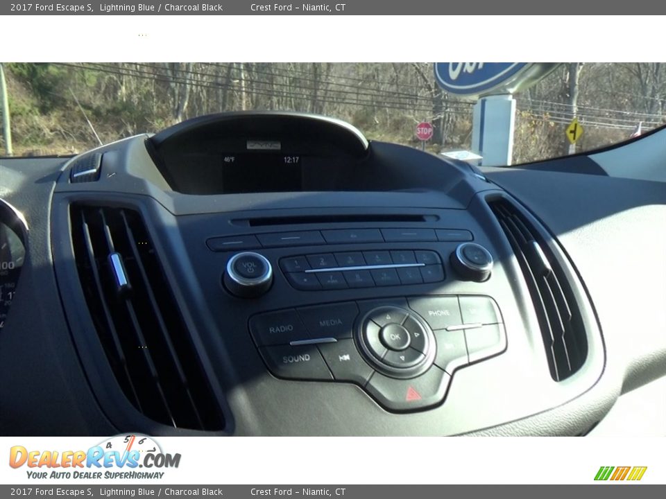 2017 Ford Escape S Lightning Blue / Charcoal Black Photo #14
