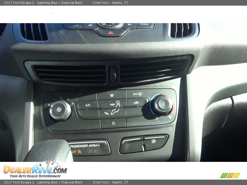 2017 Ford Escape S Lightning Blue / Charcoal Black Photo #15