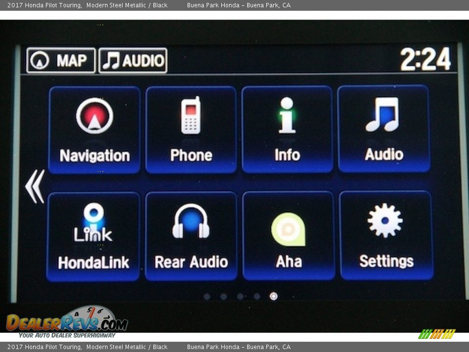 2017 Honda Pilot Touring Modern Steel Metallic / Black Photo #19