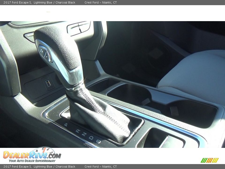 2017 Ford Escape S Lightning Blue / Charcoal Black Photo #16