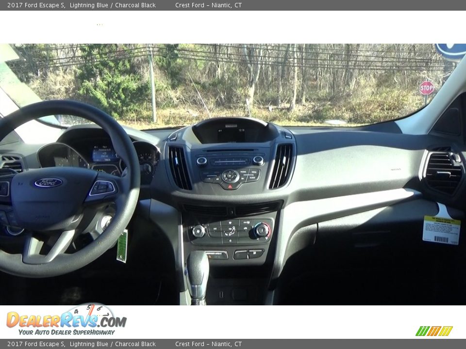 2017 Ford Escape S Lightning Blue / Charcoal Black Photo #18