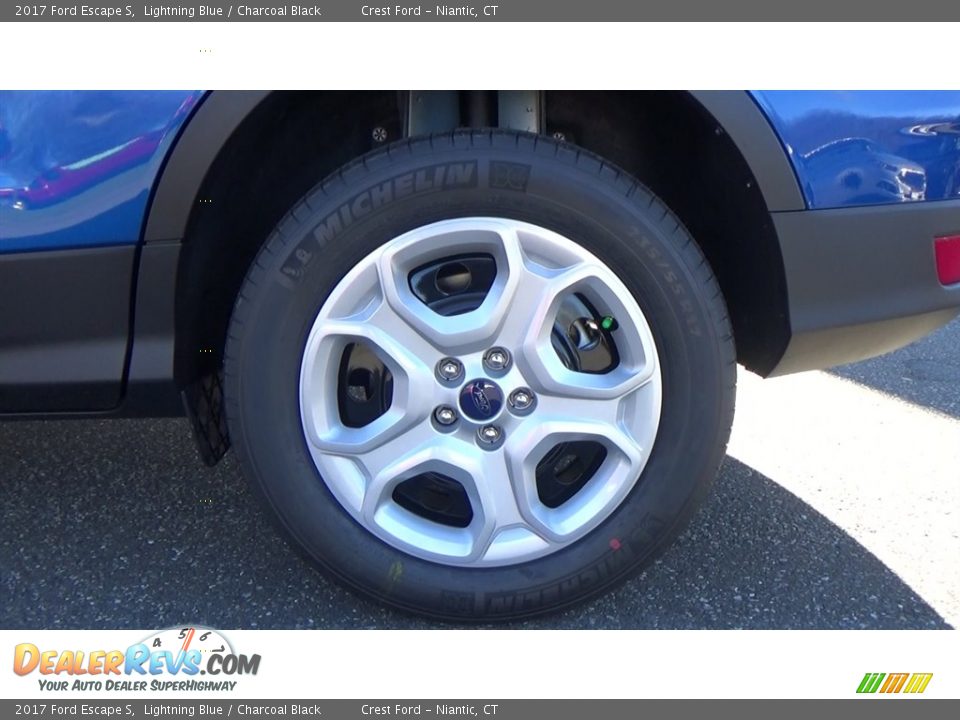2017 Ford Escape S Lightning Blue / Charcoal Black Photo #19