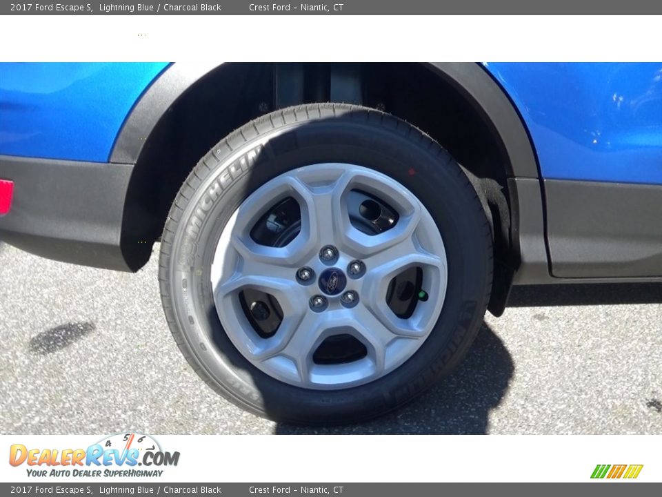 2017 Ford Escape S Lightning Blue / Charcoal Black Photo #21