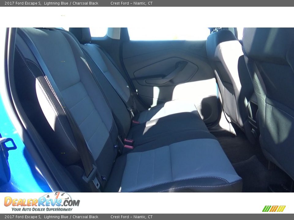 2017 Ford Escape S Lightning Blue / Charcoal Black Photo #22