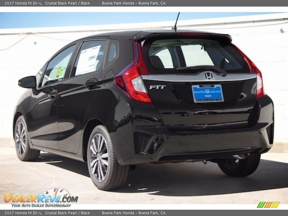 2017 Honda Fit EX-L Crystal Black Pearl / Black Photo #2