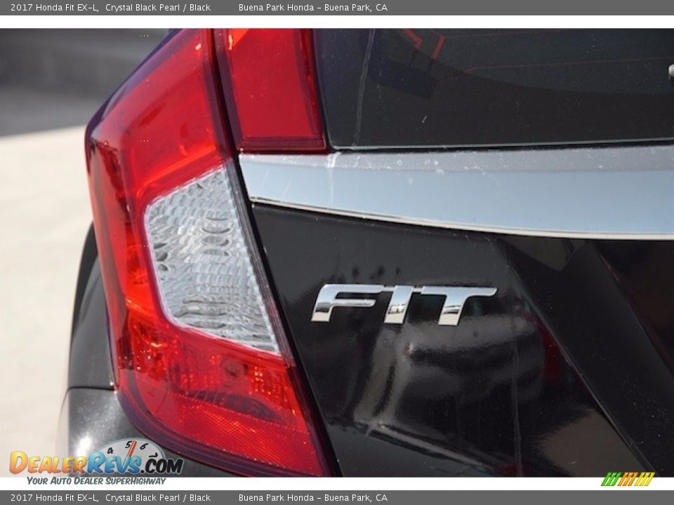2017 Honda Fit EX-L Crystal Black Pearl / Black Photo #3