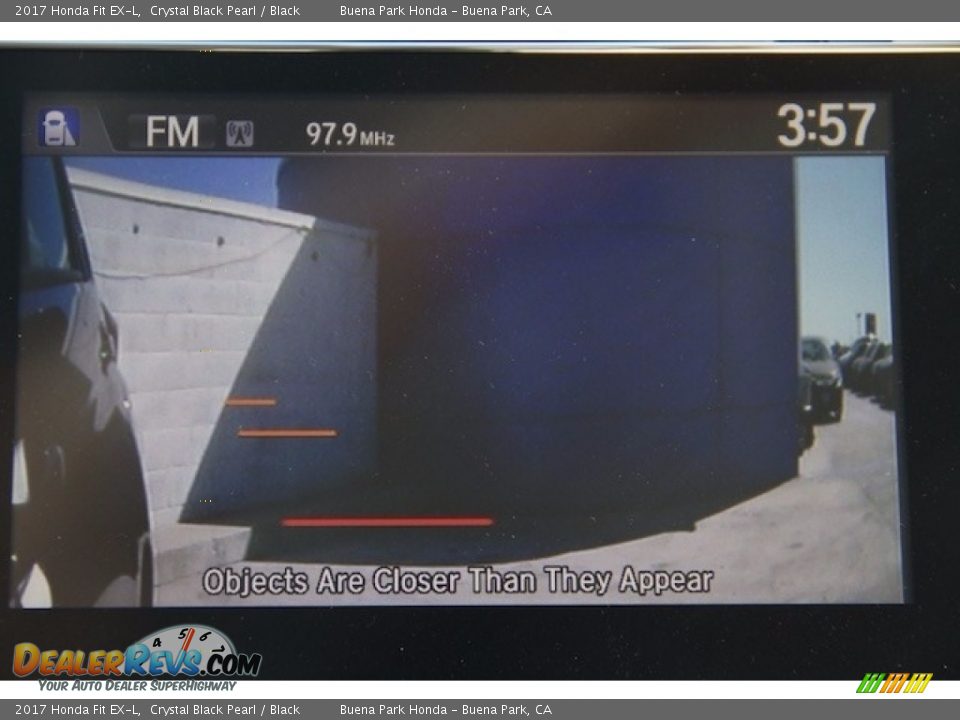 2017 Honda Fit EX-L Crystal Black Pearl / Black Photo #6