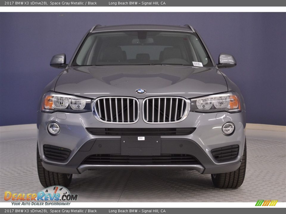 2017 BMW X3 sDrive28i Space Gray Metallic / Black Photo #2