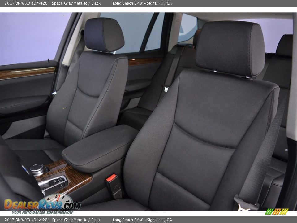 2017 BMW X3 sDrive28i Space Gray Metallic / Black Photo #8