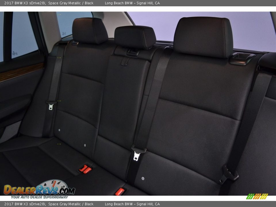 2017 BMW X3 sDrive28i Space Gray Metallic / Black Photo #9