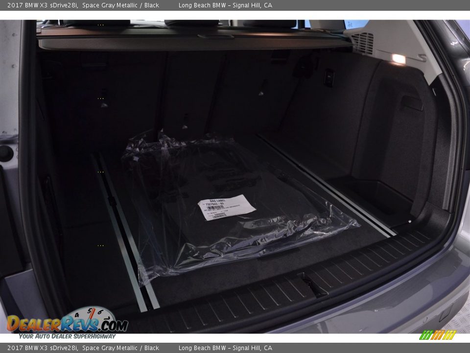 2017 BMW X3 sDrive28i Space Gray Metallic / Black Photo #10