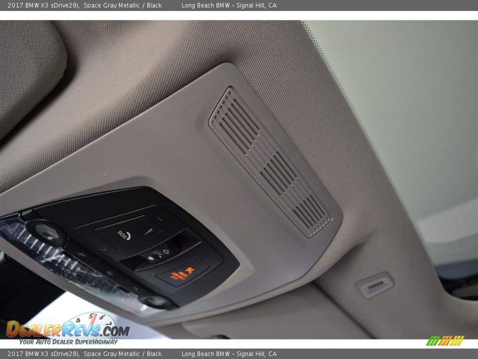 2017 BMW X3 sDrive28i Space Gray Metallic / Black Photo #13