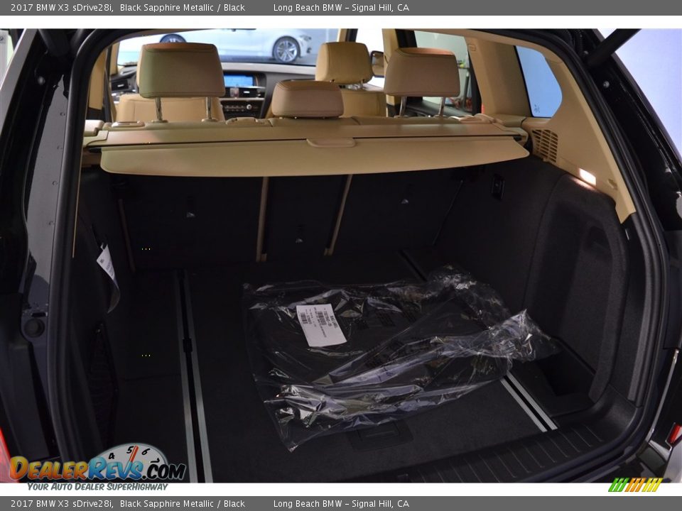 2017 BMW X3 sDrive28i Black Sapphire Metallic / Black Photo #10