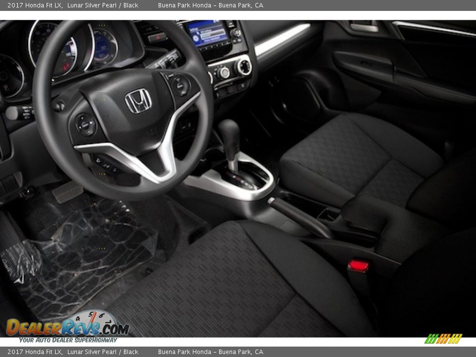 Black Interior - 2017 Honda Fit LX Photo #9