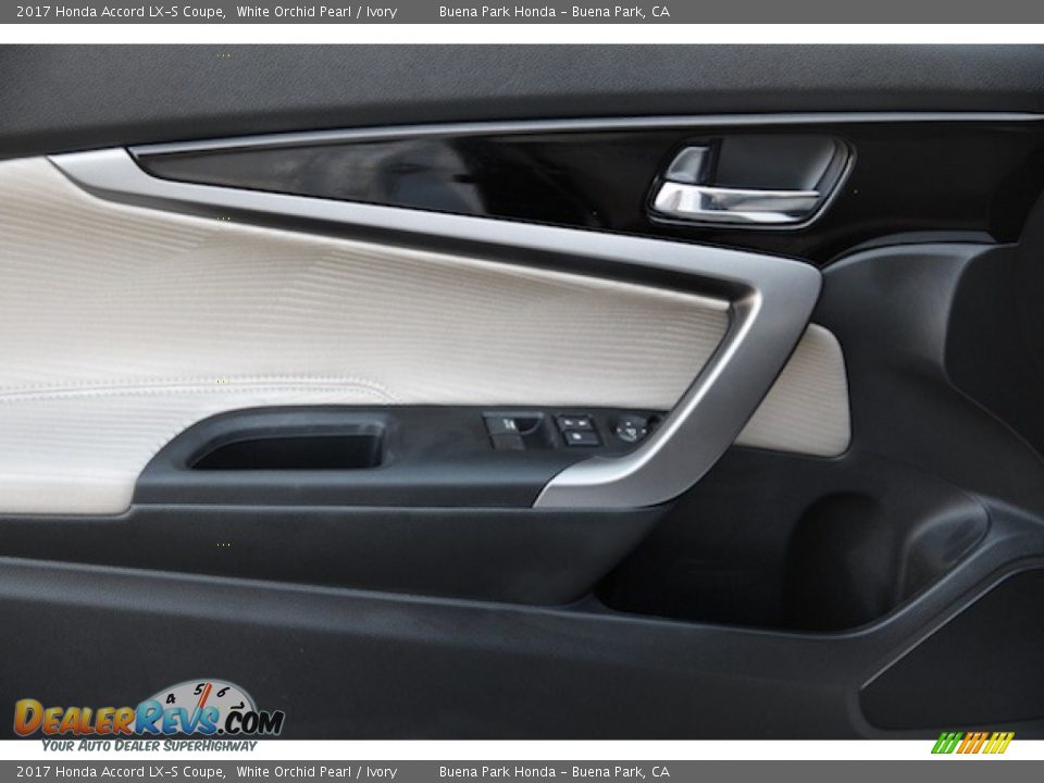 2017 Honda Accord LX-S Coupe White Orchid Pearl / Ivory Photo #7