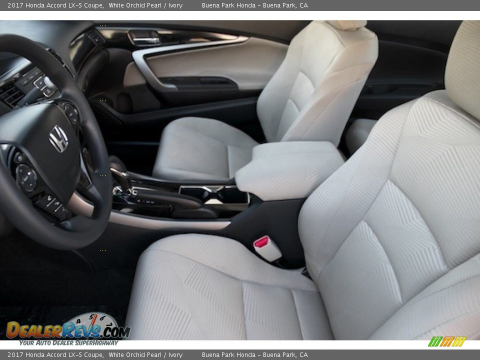 2017 Honda Accord LX-S Coupe White Orchid Pearl / Ivory Photo #8
