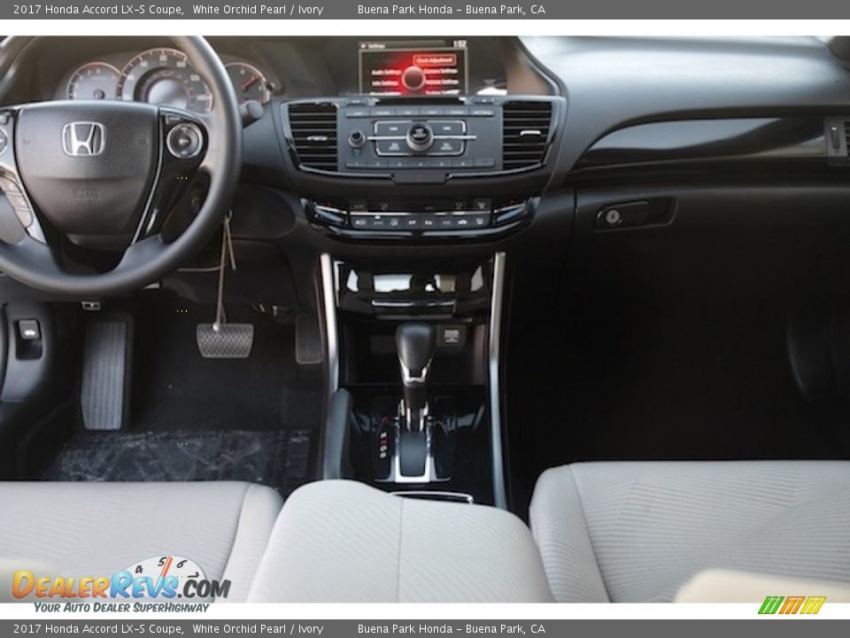 2017 Honda Accord LX-S Coupe White Orchid Pearl / Ivory Photo #11