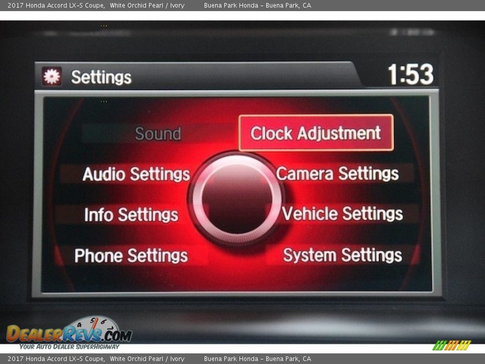 2017 Honda Accord LX-S Coupe White Orchid Pearl / Ivory Photo #12