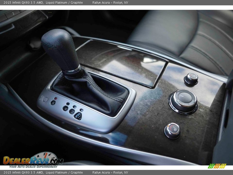 2015 Infiniti QX60 3.5 AWD Liquid Platinum / Graphite Photo #17