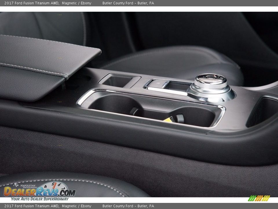 2017 Ford Fusion Titanium AWD Magnetic / Ebony Photo #9