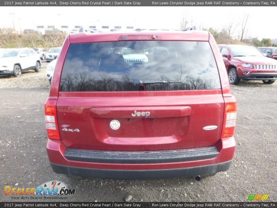 2017 Jeep Patriot Latitude 4x4 Deep Cherry Red Crystal Pearl / Dark Slate Gray Photo #6