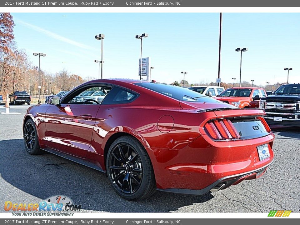 2017 Ford Mustang GT Premium Coupe Ruby Red / Ebony Photo #20