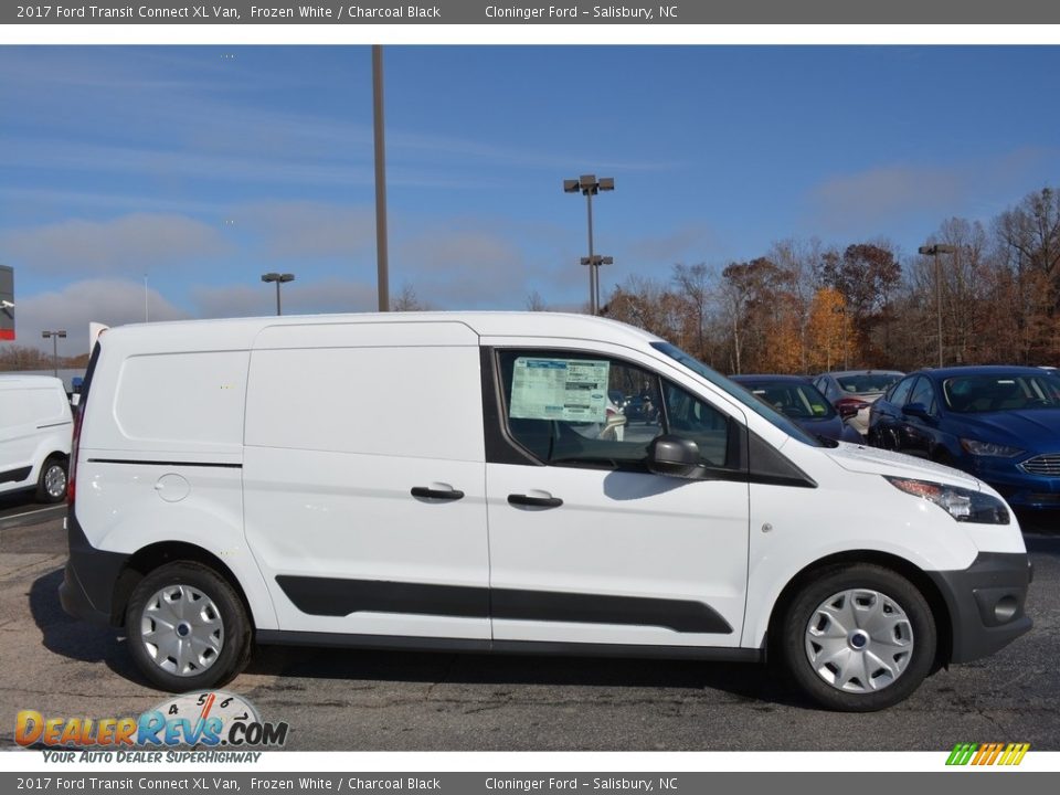 2017 Ford Transit Connect XL Van Frozen White / Charcoal Black Photo #2