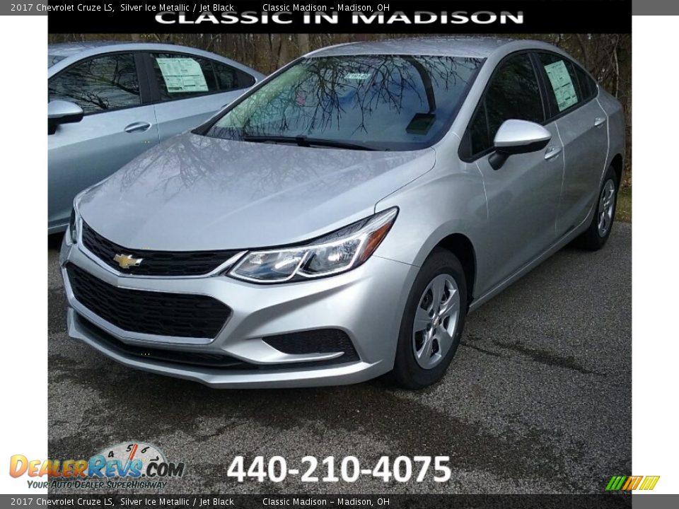 2017 Chevrolet Cruze LS Silver Ice Metallic / Jet Black Photo #1