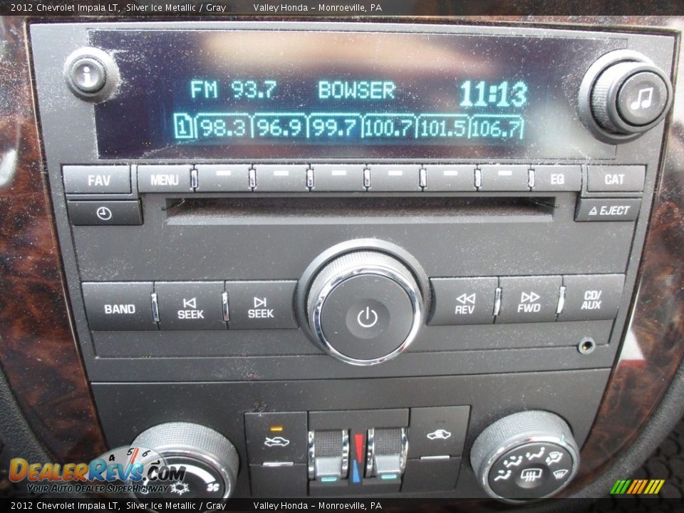 2012 Chevrolet Impala LT Silver Ice Metallic / Gray Photo #16