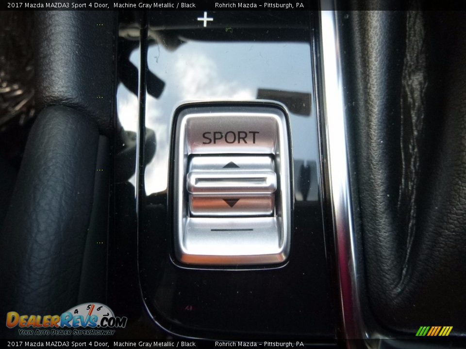 2017 Mazda MAZDA3 Sport 4 Door Machine Gray Metallic / Black Photo #15