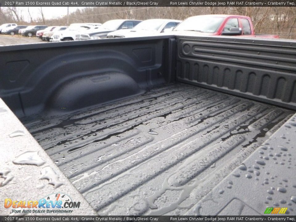 2017 Ram 1500 Express Quad Cab 4x4 Granite Crystal Metallic / Black/Diesel Gray Photo #4