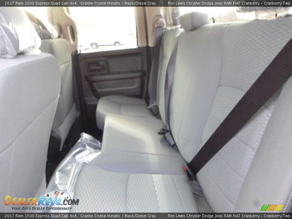 2017 Ram 1500 Express Quad Cab 4x4 Granite Crystal Metallic / Black/Diesel Gray Photo #5