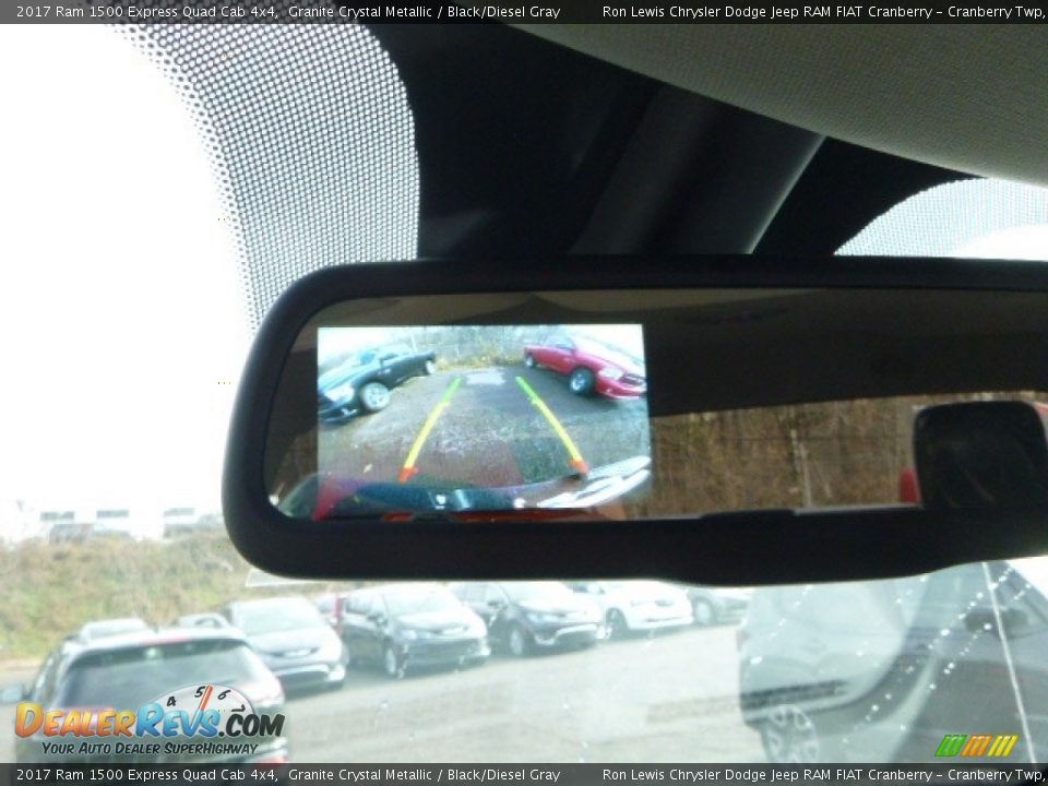 2017 Ram 1500 Express Quad Cab 4x4 Granite Crystal Metallic / Black/Diesel Gray Photo #18