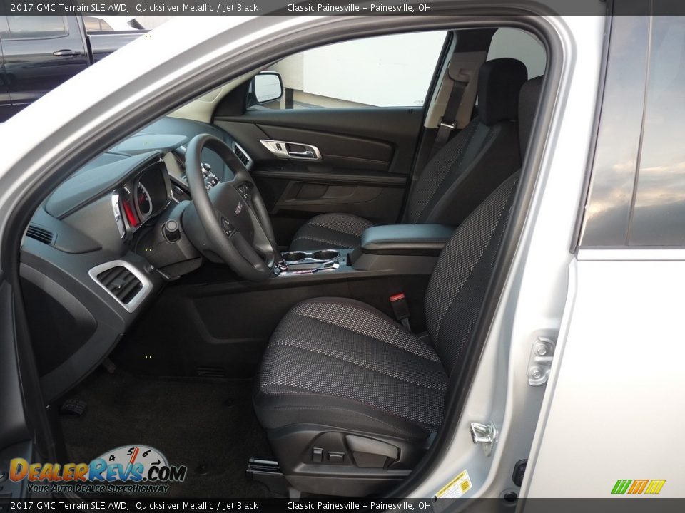 2017 GMC Terrain SLE AWD Quicksilver Metallic / Jet Black Photo #6