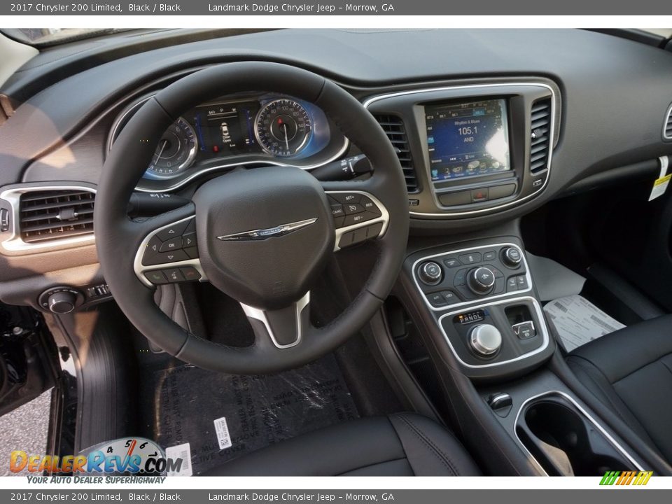 Black Interior - 2017 Chrysler 200 Limited Photo #7
